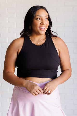 Athleisure Get Moving Racer Back Crop Tank