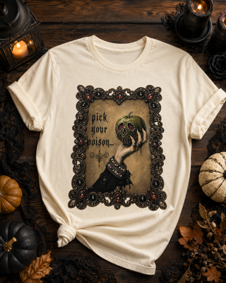 Pick Your Poison Cream Graphic Tee 2087