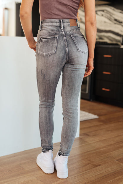 Denim Hadley High Rise Control Top Release Hem Skinny