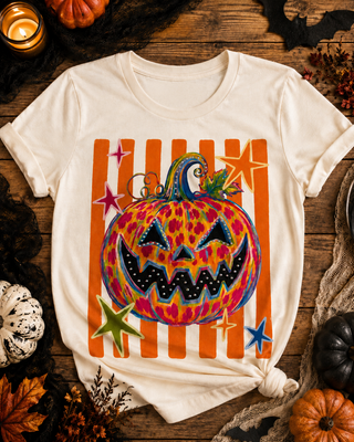 Preppy Pumpkin Cream Graphic Tee 2102
