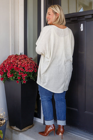 Layers How's It Going Open Front Cardigan