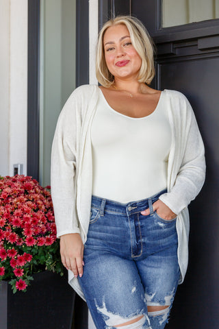 Layers How's It Going Open Front Cardigan