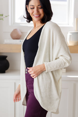 Layers How's It Going Open Front Cardigan