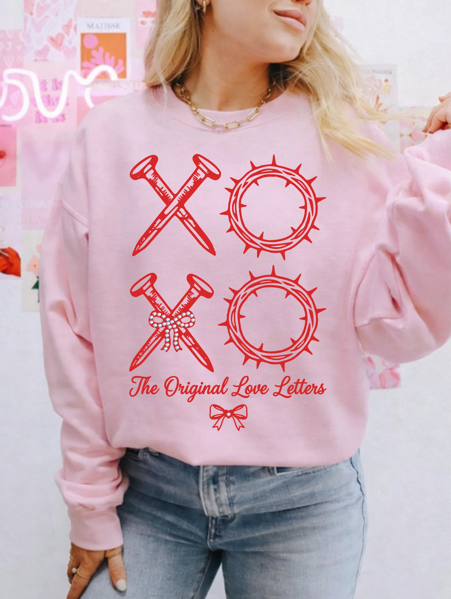 XOXO “The Original Love Letters” Graphic Tee or Sweatshirt
