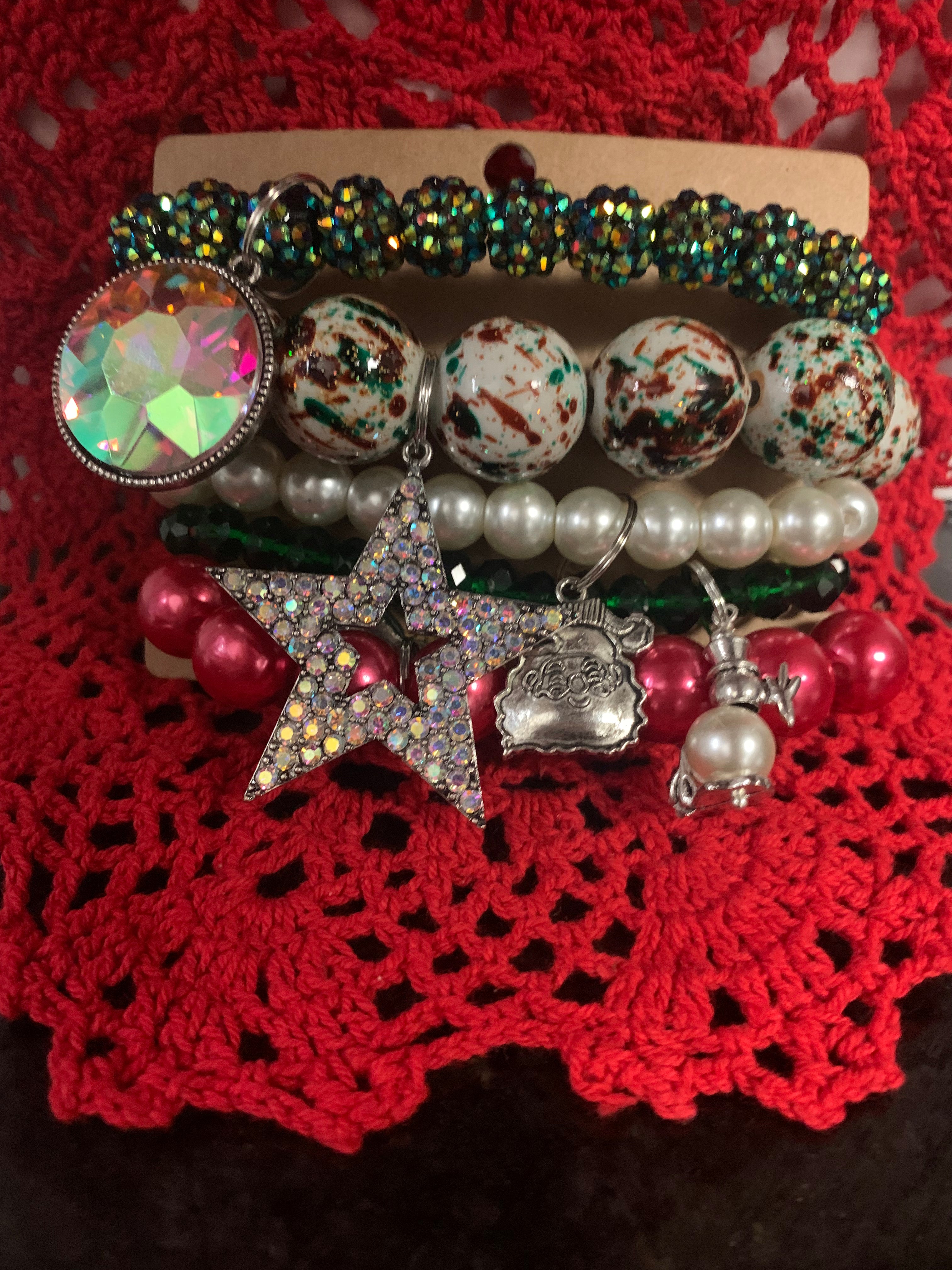 Christmas Bracelet Stacks