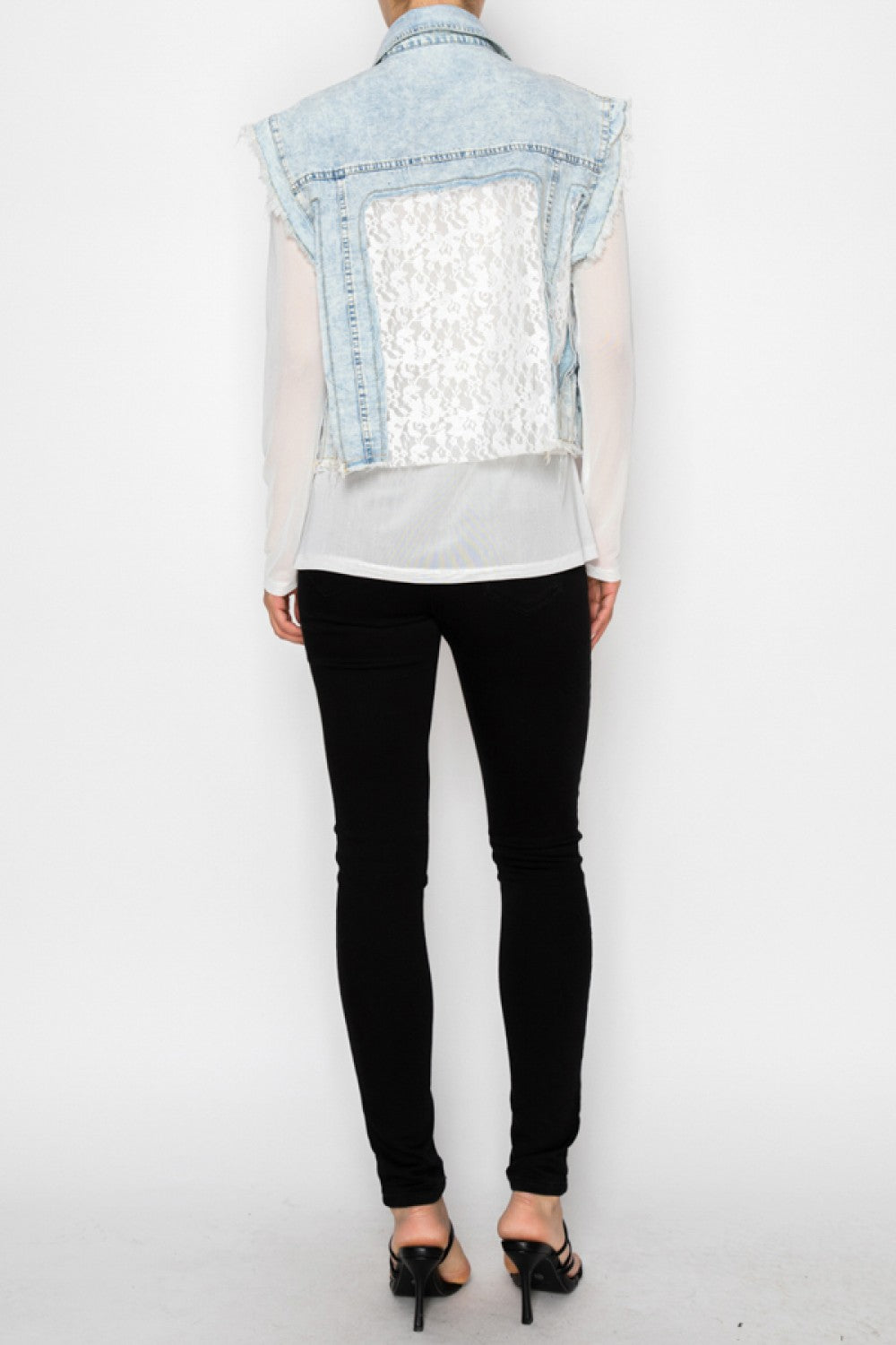 Edge and Elegance Lace Vest