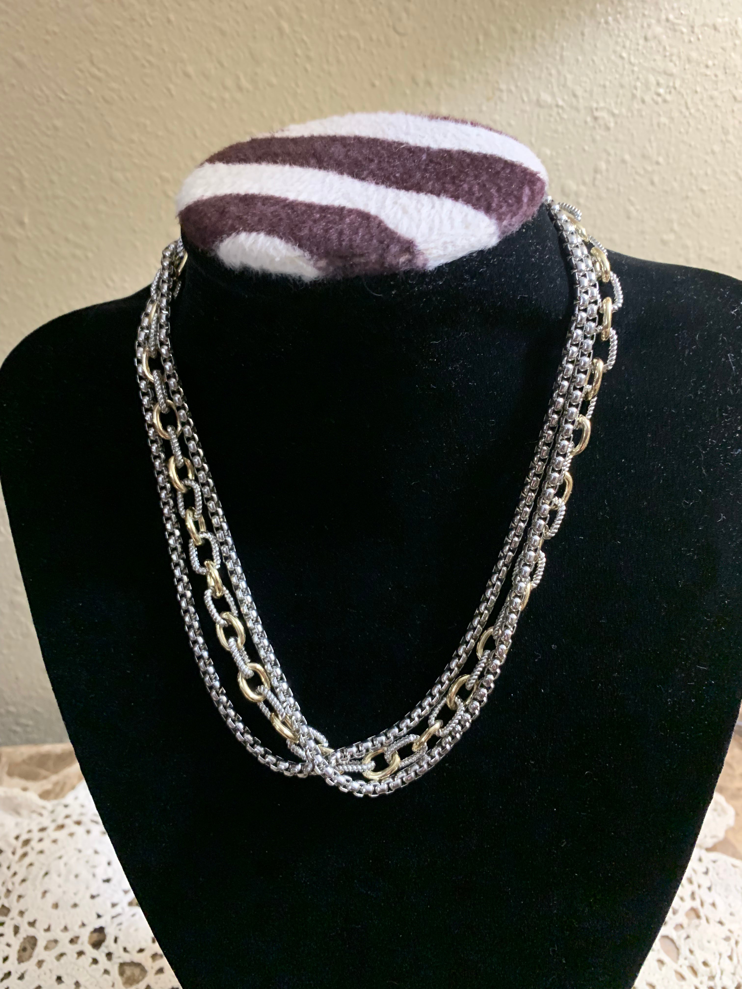 Silver Lining Chain Necklace