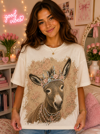 Doney Wallpaper Cream Graphic Tee 2020