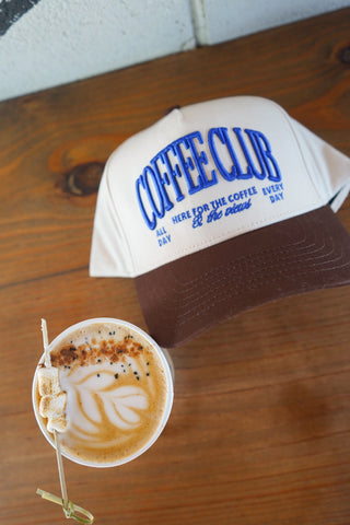 Coffee Club - Brown Vintage Trucker Hat