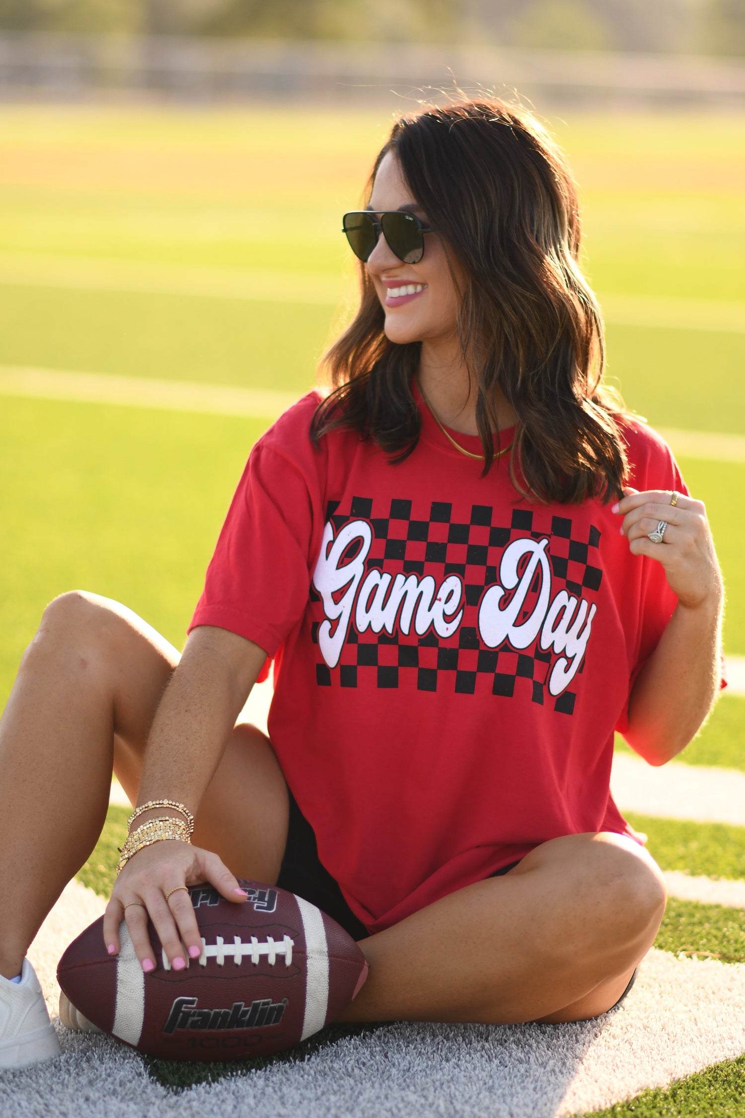 Red Game Day Puff Tee