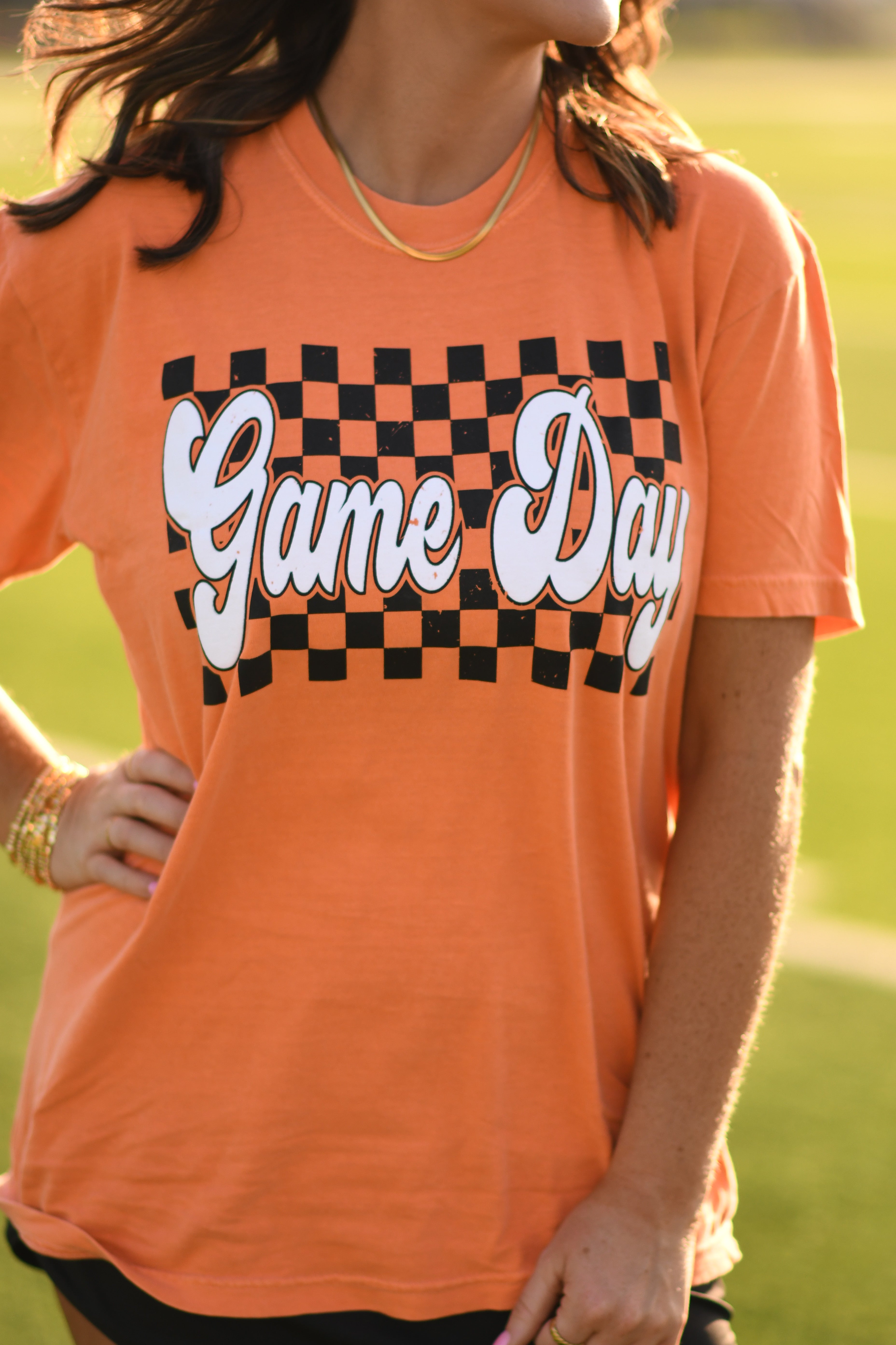 Orange Game Day Puff Tee