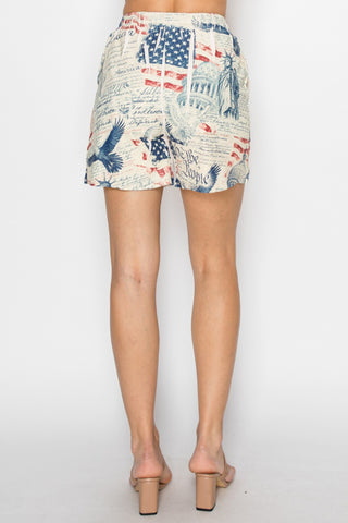 | Origami Lace & Sequin Shorts (Available in 2 prints)
