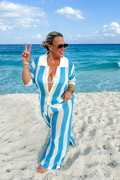 Vacay Vibes Stripe Set - Pirates and Pearls Boutique