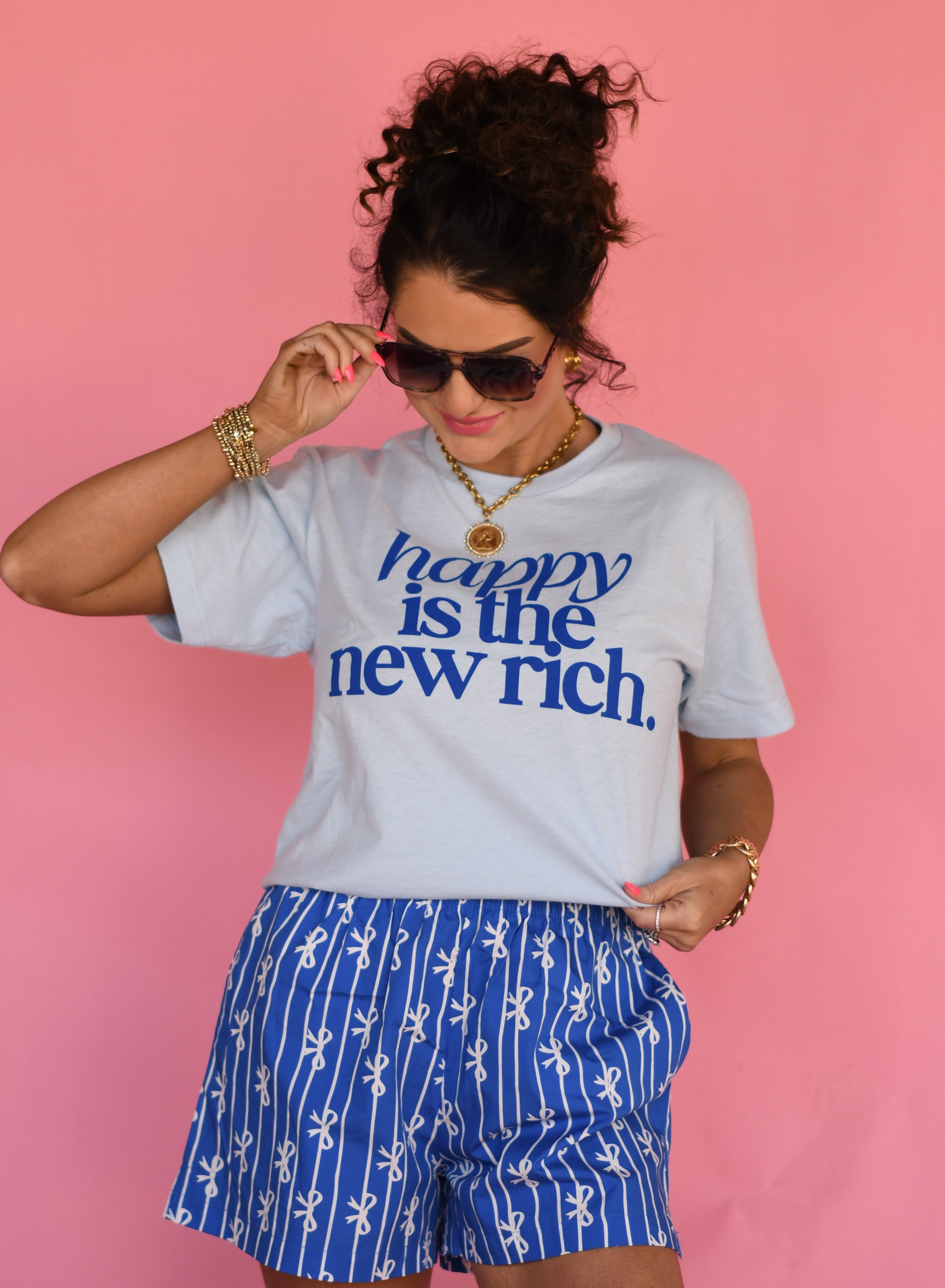 RTS Happy Is The New Rich Tee