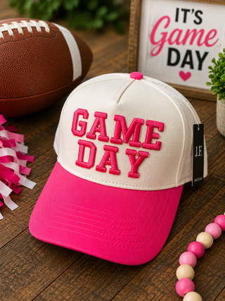 Hot Pink Game Day Trucker Hat