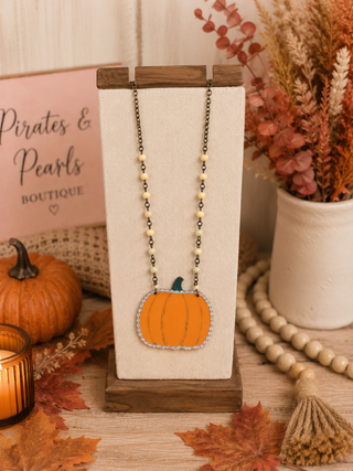 Pumpkin Patch Glam Necklace | Sandra Ling Designs