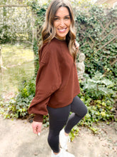 Light Fleece Midi Balloon Sleeve Sweater - Girl Code Couture