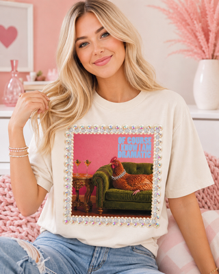 Of Course I Know I Am Dramatic Cream Graphic Tee 2002