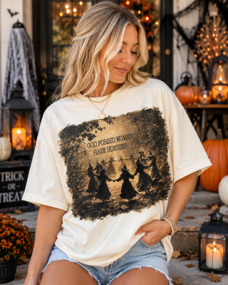 God Forbid Women Have Hobbies Cream Graphic Tee 2032