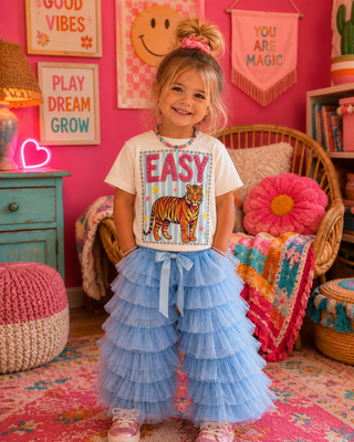Easy Tiger Cream Kids Graphic Tee 202K