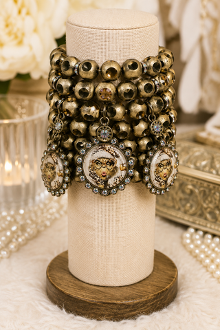 Leopard Kisses Grinch Bracelet by Sandra Ling Designs