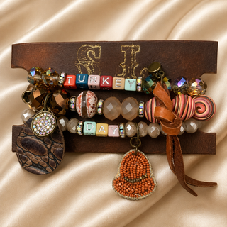 Pumpkin Charm Turkey Day Stack by Sandra Ling Designs