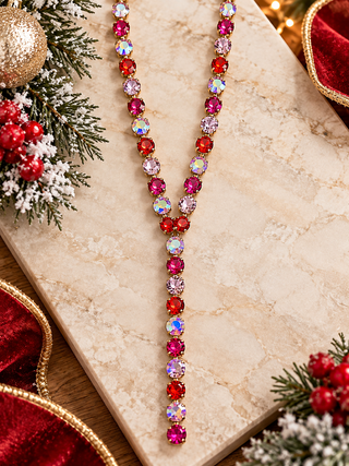 Dazzle Drop Y-Shaped Necklace