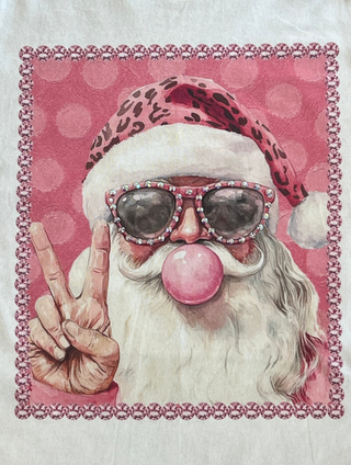 Santa Bubble Cream Kids Graphic Tee 2181