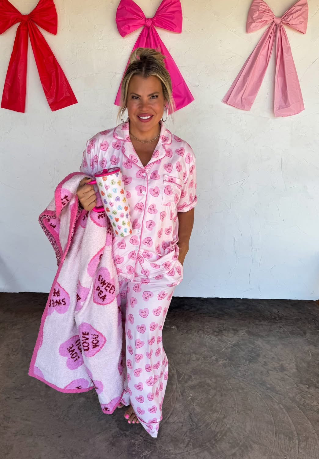 Valentine Luxe PJ’s, Tumblers &amp; Blankets PREORDER