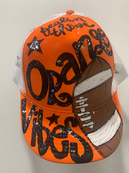 Hand Painted Game Day Trucker Hats