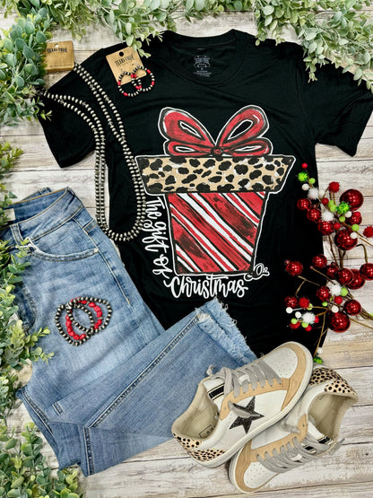 Callie Ann Stelter Candy Cane Present Tee &amp; Sweatshirt