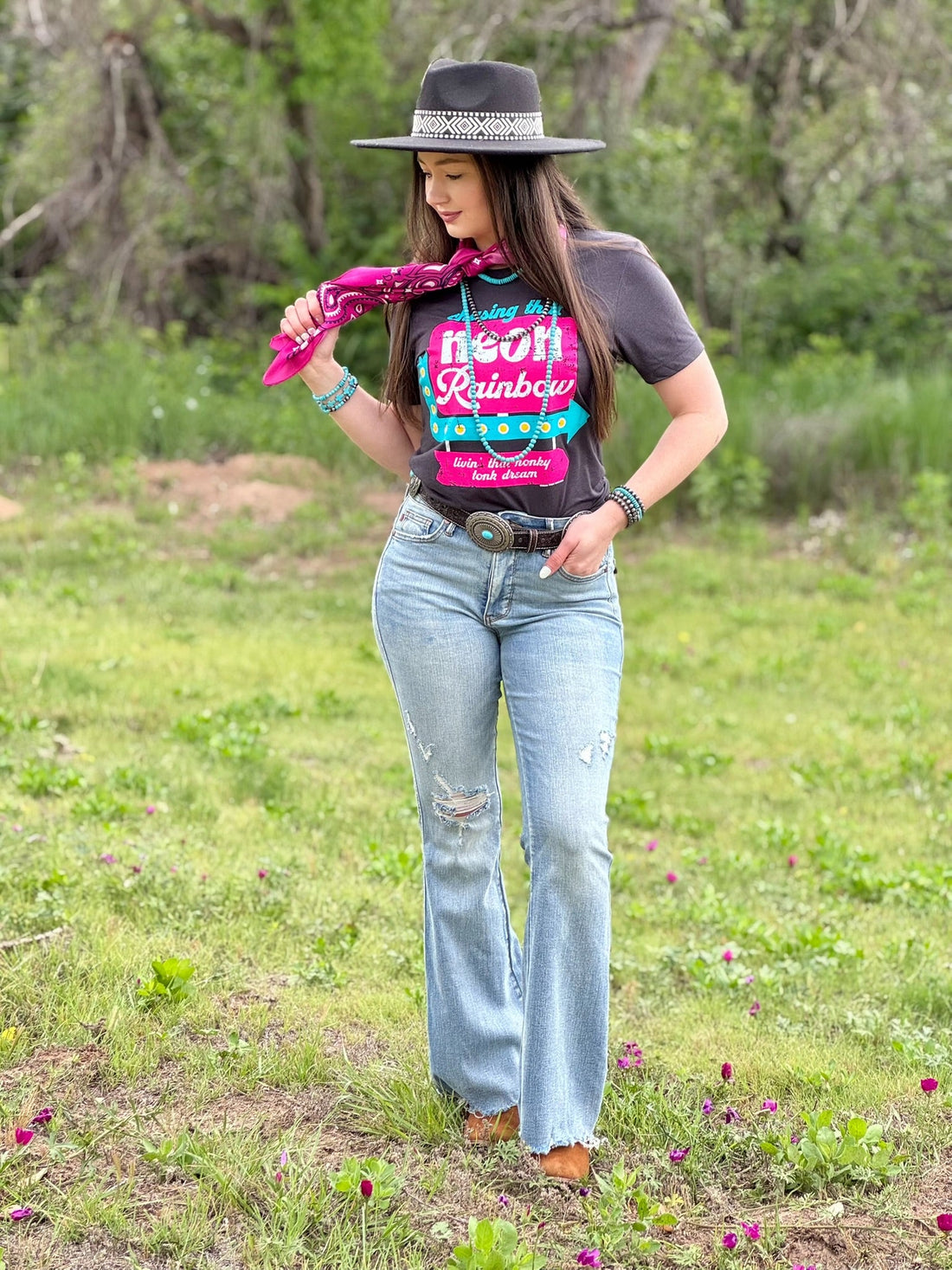 Tees Chasing That Neon Rainbow Tee