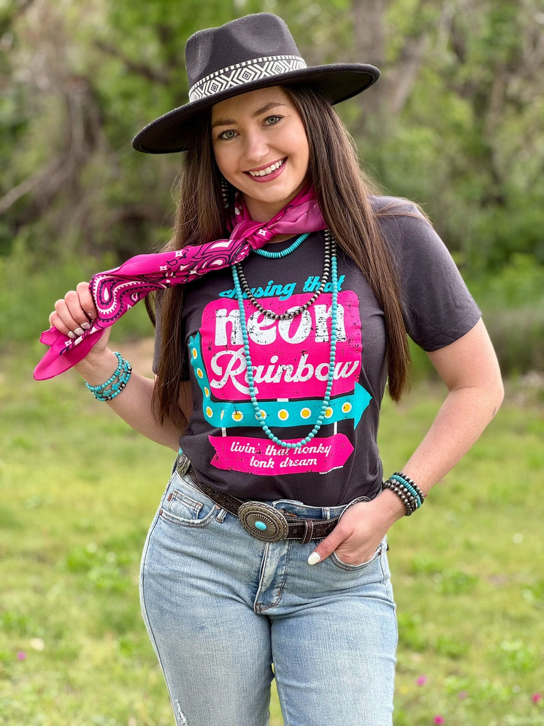 Tees Chasing That Neon Rainbow Tee