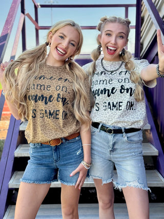 Tees Game On. on Leopard Tee