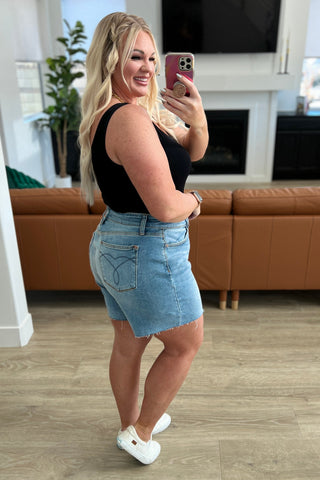 Denim Willa High Rise Cutoff Shorts
