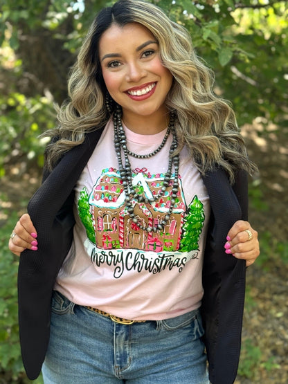 Callie Ann Stelter Gingerbread House Tee &amp; Sweatshirt