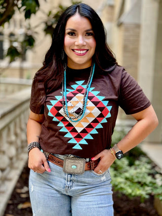 Tees Ryanne's Fall Aztec Tee
