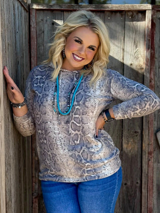 Sweaters Snakeskin Leightweight Hoodie