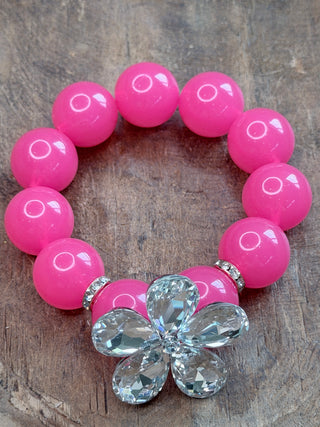 Mahjong Tile Beaded Stretch Bracelet