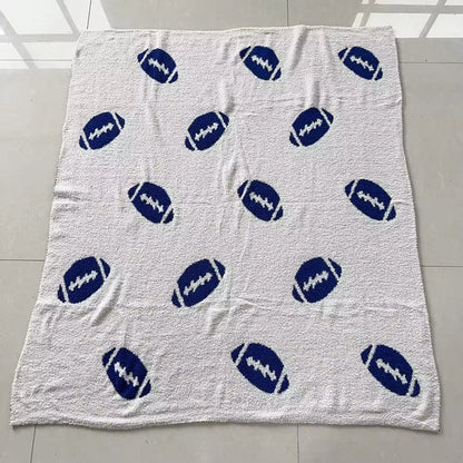 RTS Blue Football Cloud Blanket