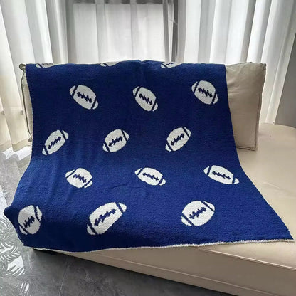 RTS Blue Football Cloud Blanket