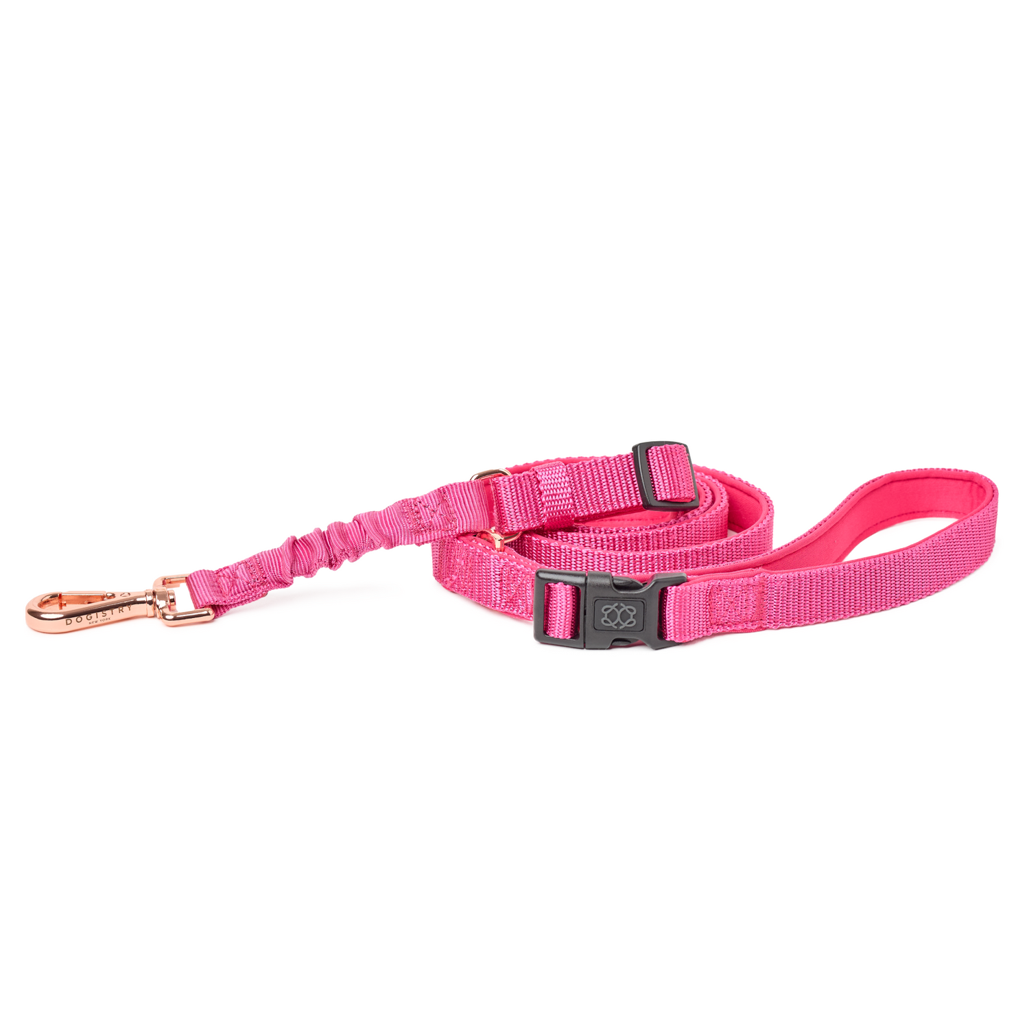 Leashes - Secure-In-Place 3-in-1 City Dog Leash - Park Ave Pink