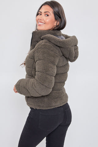 Poodle Fur Reversible Jacket