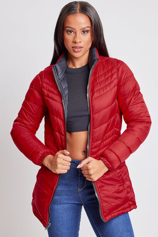Women's Winter Reversible Puffer Jacket