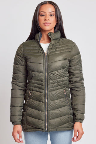 Women's Winter Reversible Puffer Jacket