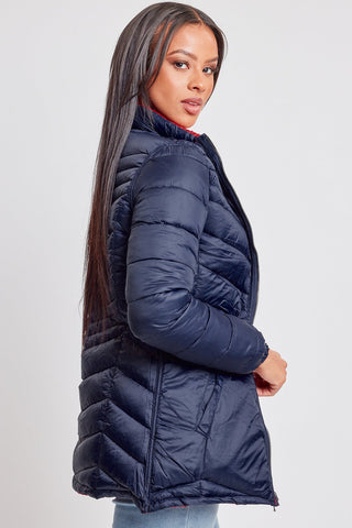 Women's Winter Reversible Puffer Jacket