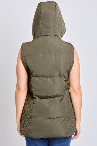 Faux Fur Puffer Vest