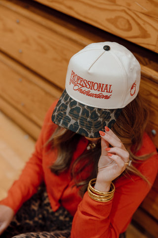 Hat Professional Repeater of Instructions - Leopard Vintage Hat