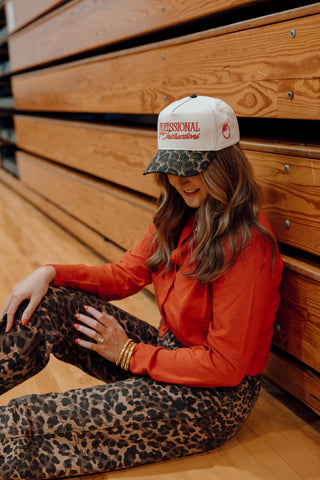 Hat Professional Repeater of Instructions - Leopard Vintage Hat