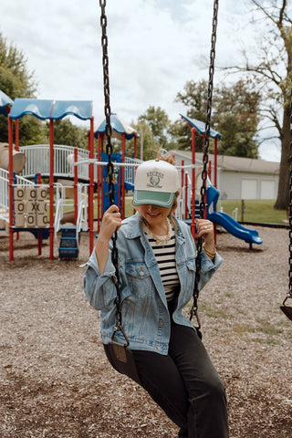 Hat Recess Social Club - Green Vintage Trucker Hat